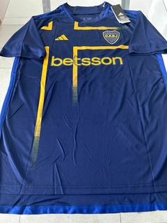Camiseta Adidas Boca Azul Suplente Tercera Advincula 17 2023 2024 Homenaje Bandera Suecia