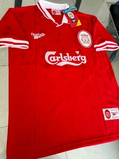 Camiseta Reebok Liverpool Retro Titular Owen 18 1996 1997 en internet