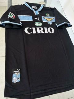 Camiseta Puma Retro Lazio Suplente Negra Mihajlovic #11 1998 1999 - Roda Indumentaria