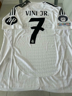 Camiseta Adidas HeatRdy Real Madrid Titular Vini Jr 7 2024 2025 Match