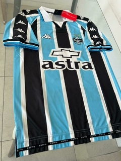 Camiseta Kappa Gremio Retro Retro Titular Ronaldinho 10 1998 1999 - Roda Indumentaria