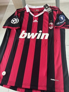 Camiseta adidas Milan Retro Titular Ronaldinho #80 2009 2010 UCL en internet