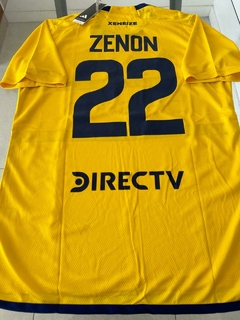 Camiseta Adidas Boca Amarilla Kevin Zenon 22 2023 2024