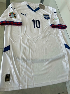 Camiseta Puma Serbia Blanca Tadic 10 2024 2025 Parches Euro en internet