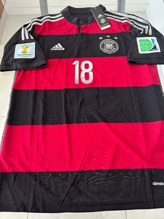 Camiseta adidas Alemania Retro Suplente Negra Toni Kroos 18 2014 Parches Mundial - comprar online