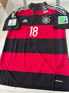 Camiseta adidas Alemania Retro Suplente Negra Toni Kroos 18 2014 Parches Mundial en internet