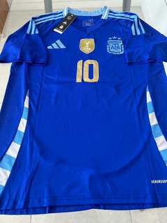 Camiseta Adidas Argentina Suplente Azul Messi 10 2024 2025 Aeroready