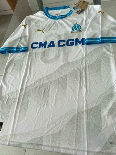 Camiseta Puma Olympique de Marsella Suplente Blanca Aubameyang 10 2023 2024 #SALE en internet