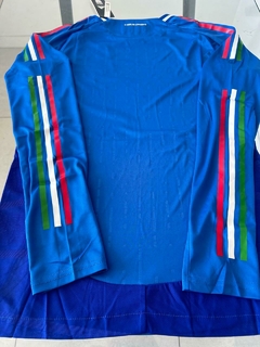 Camiseta Adidas HeatRdy Italia Manga Larga Titular 2024 2025 Match - Roda Indumentaria