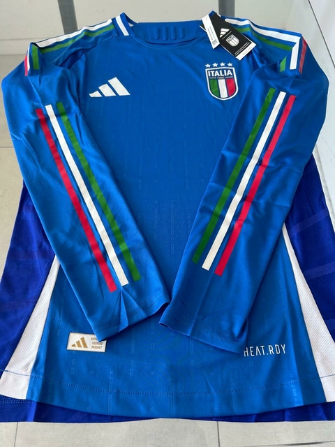 Camiseta Adidas HeatRdy Italia Manga Larga Titular 2024 2025 Match