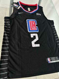 Camiseta NBA Nike LA Clippers Negra Leonard 2 Musculosa #SALE en internet