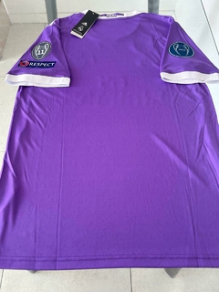 Camiseta adidas Real Madrid Retro Violeta 2016 2017 - Roda Indumentaria