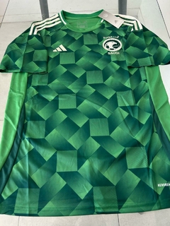 Camiseta Adidas Arabia Saudita Titular Verde 2024 2025 #SALE