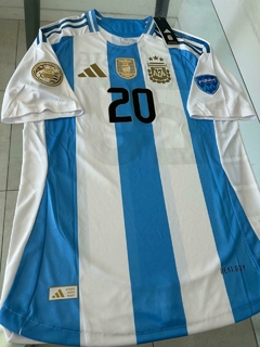 Camiseta Adidas HeatRdy Argentina Titular Mac Allister 20 2024 2025 Match #SALE - Roda Indumentaria