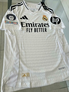 Camiseta Adidas HeatRdy Real Madrid Titular 2024 2025 Match Parches UCL en internet