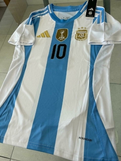 Camiseta adidas Argentina Mujer Titular Messi 10 2024 2025 #SALE - comprar online