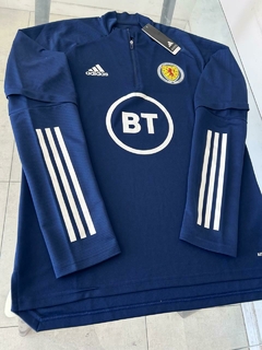 Buzo Adidas Escocia Azul Entrenamiento 2023 2024 en internet