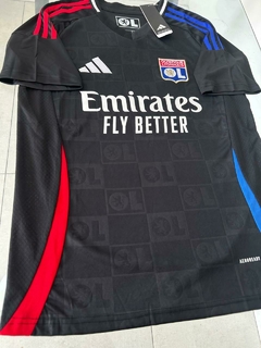 Camiseta Adidas Lyon Suplente Negra 2024 2025 #SALE - Roda Indumentaria