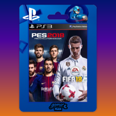 FIFA 18 + PES 18 Ps3