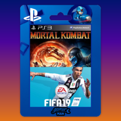 FIFA 19 + Mortal Kombat 9 Ps3