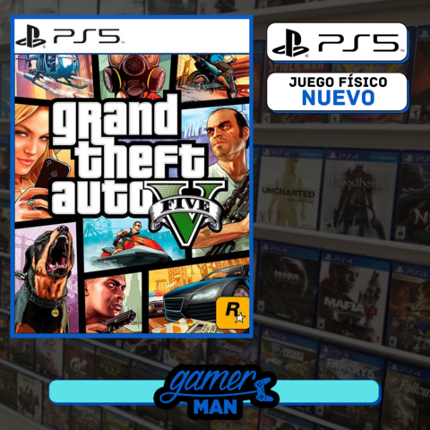 GTA V Ps5 FISICO NUEVO - Comprar en Gamer Man