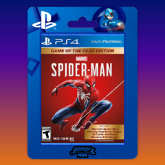 Marvel's SpiderMan Game Of The Year PS4