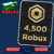 ROBLOX 4500 ROBUX