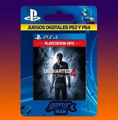 Uncharted 4 A Thief's End PS4