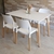 Silla De Comedor Milan x4 Unidades Blanca - comprar online