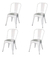 Silla De Comedor Tolix x4 Unidades Blanca - HDC Group