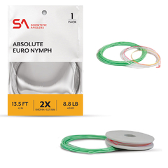 LEADER EURO NYMPH KIT SCIENTIFIC ANGLERS 2X