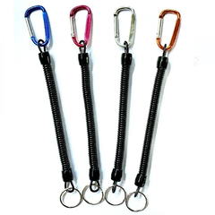 EXTENSIBLE LANYARD CON MOSQUETON