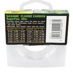 FLUOROCARBON SASAME SUPERFINE 50 Metros - Japones a partir de 5 X 0.16 mm a 0.40 X2 - comprar online