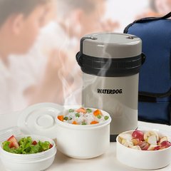 LUNCHERA VIANDA TERMOCA WATERDOG CON TUPPERS LCM-1500 - comprar online