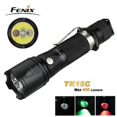 LINTERNA FENIX TK15C 3 COLORES 450 LUMENES