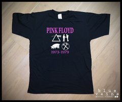Remera Pink Floyd Logos