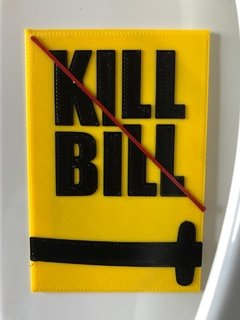 Imán en impresión 3d cine kill bill tarantino