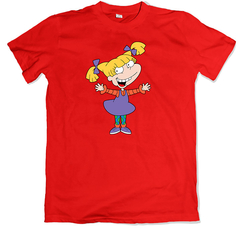 Remera dibujos animados retro rugrats angélica roja