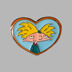 Pin metálico esmaltado dibujos animados nickelodeon hey arnold