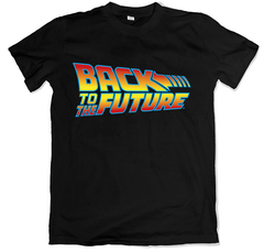 remera cine clásica back to the future volver al futuro negro