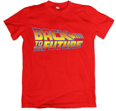 remera cine clásica back to the future volver al futuro roja