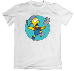 Remera los simpson bart soy fabuloso ya lo se blanco