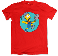 Remera los simpson bart soy fabuloso ya lo se rojo