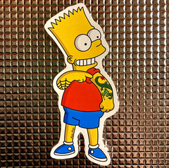 Calco en vinilo los simpson bart tatoo