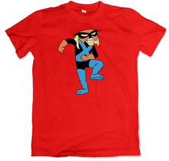 Remera dibujos animados retro fantasma del espacio space ghost brak roja