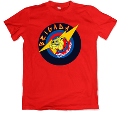 Remera retro argentino brigada cola roja