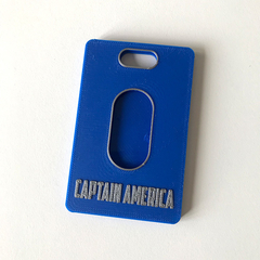 Porta sube impresión 3d cómics marvel avengers captain américa