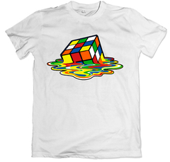 Cubo Rubik Derretido- Remera - tienda online
