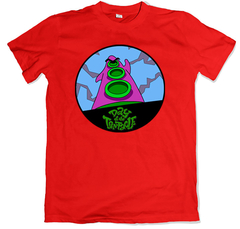 Remera videojuegos lucas arts aventura gráfica day of the tentacle el día del tentáculo roja