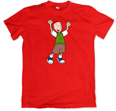 Remera dibujos animados retro doug narinas roja